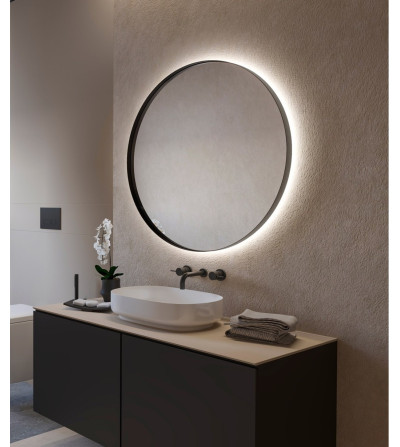 Miroir ZEUS cadre "Noir"