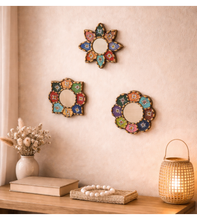 Miroir Péruvien "Octogonal"