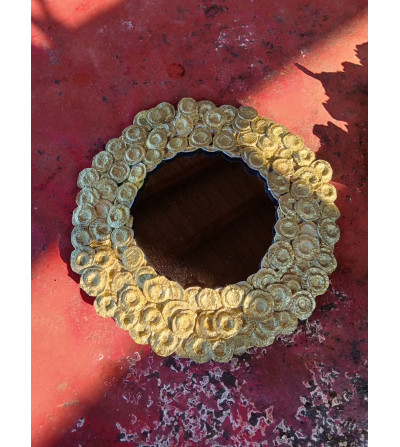 Miroir "COQUILLES" en papier recyclé
