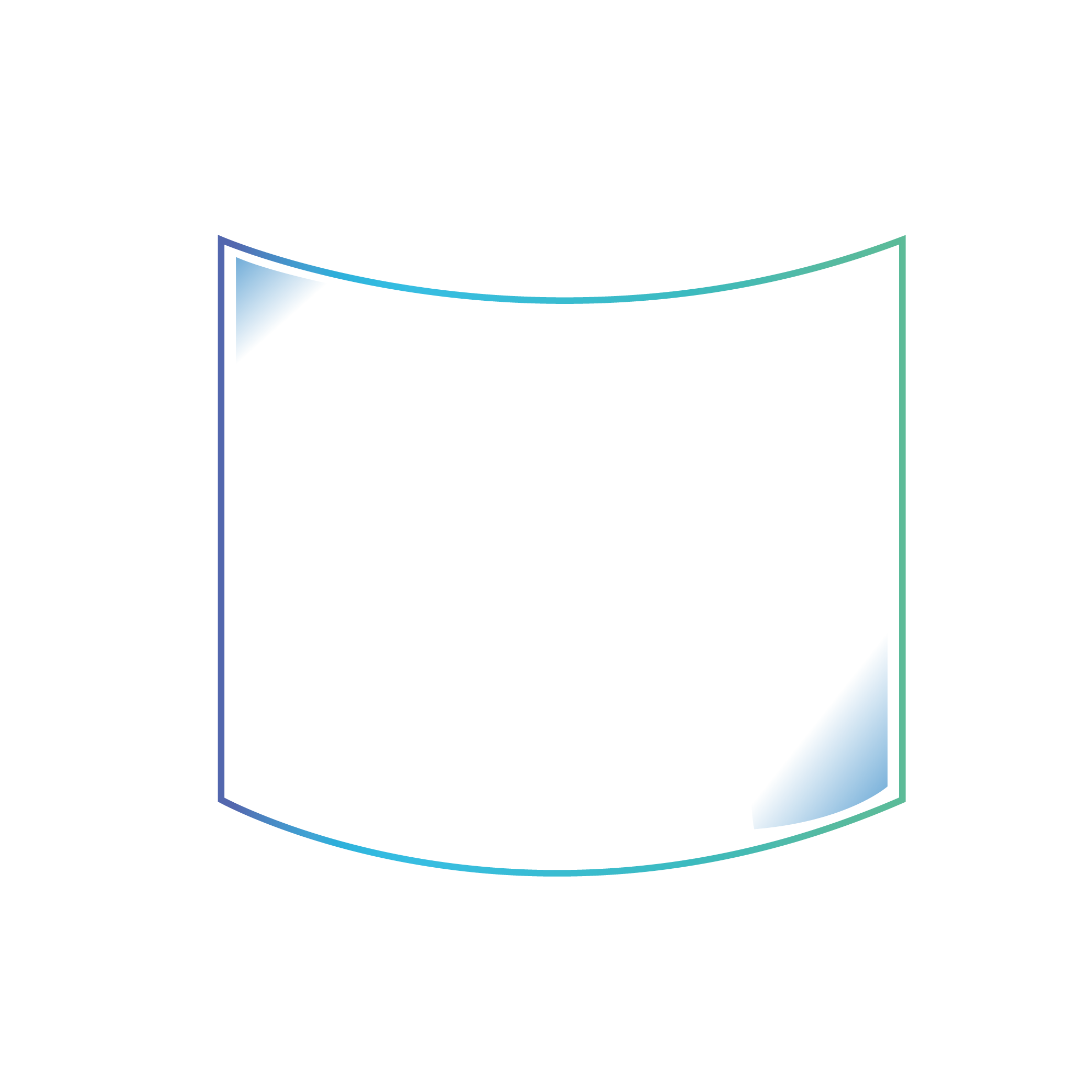 Verre de cheminée courbe - Modèle 4