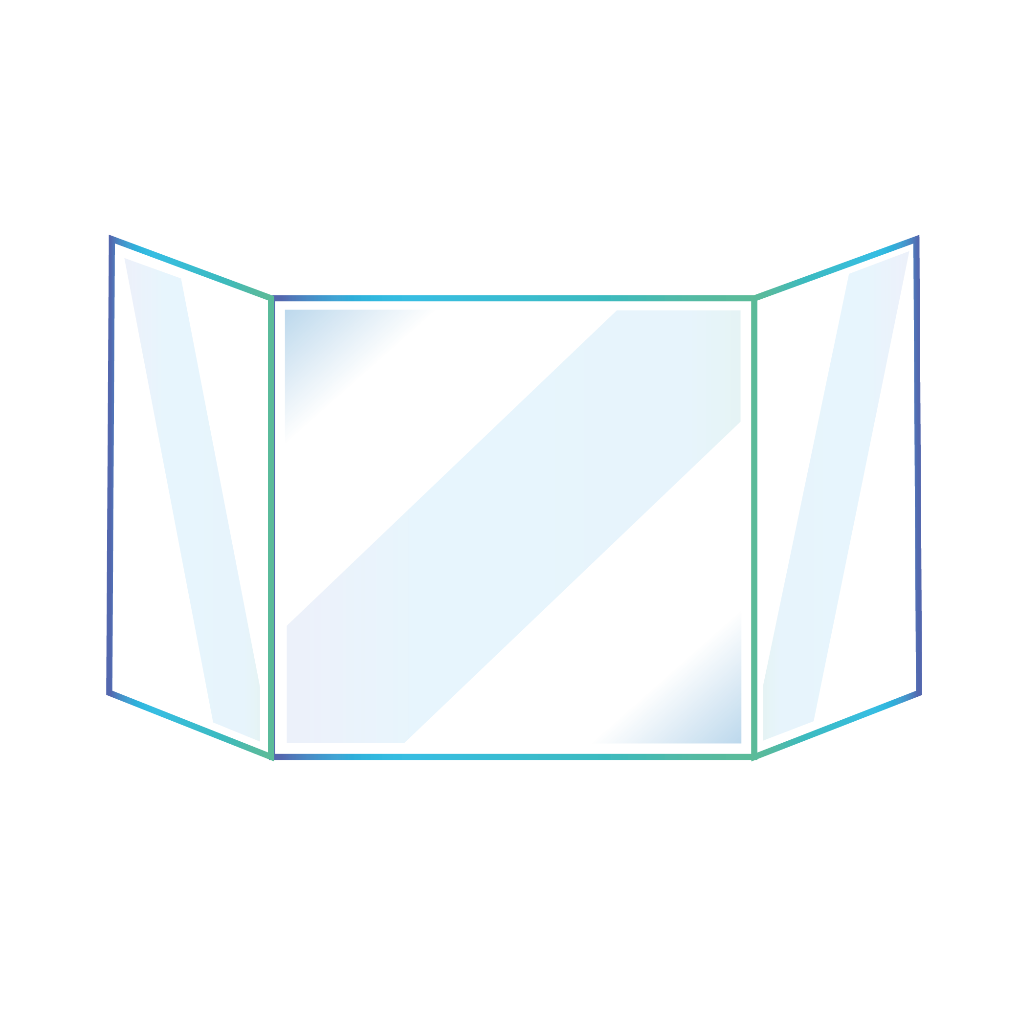 Verre de cheminée prismatique - Modèle 2